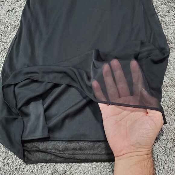 MSK Wide Leg Layered High Waist Belted Pull On Casual Office Pants - L - Picture 7 of 7